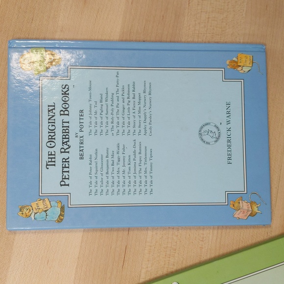 beatrix potter 2-pack hardcover kids book bundle Peter Rabbit Squirrel Nutkin - Picture 2 of 8